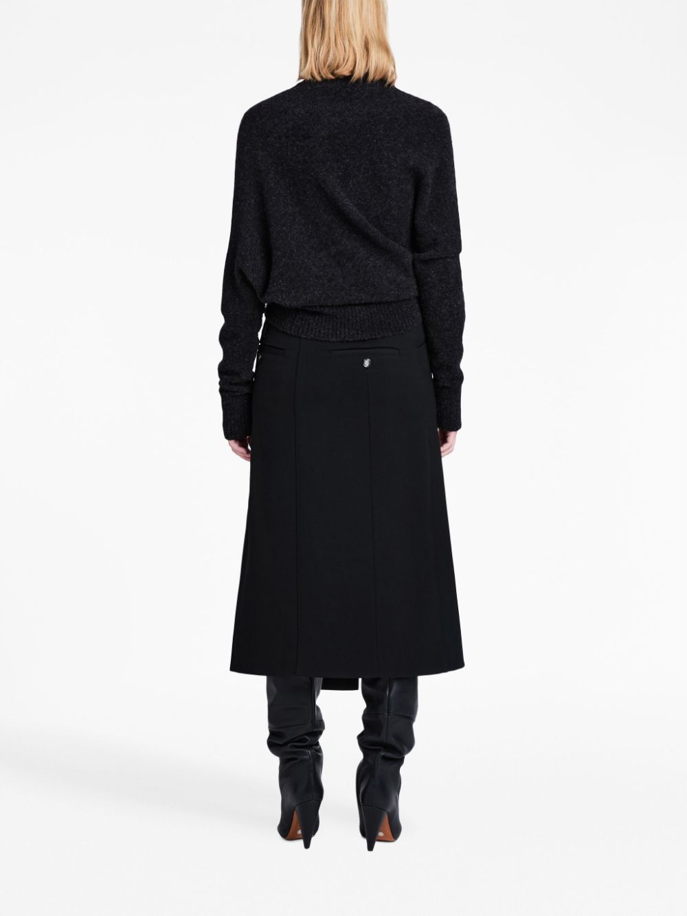 Proenza Schouler asymmetric wool-blend jumper Women