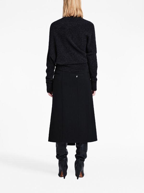 Proenza Schouler Asymmetric wool blend Jumper Farfetch