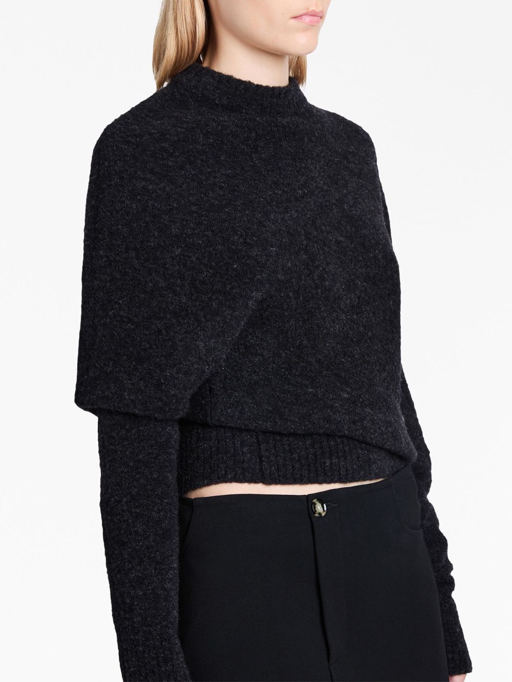 Proenza Schouler asymmetric wool-blend jumper Women