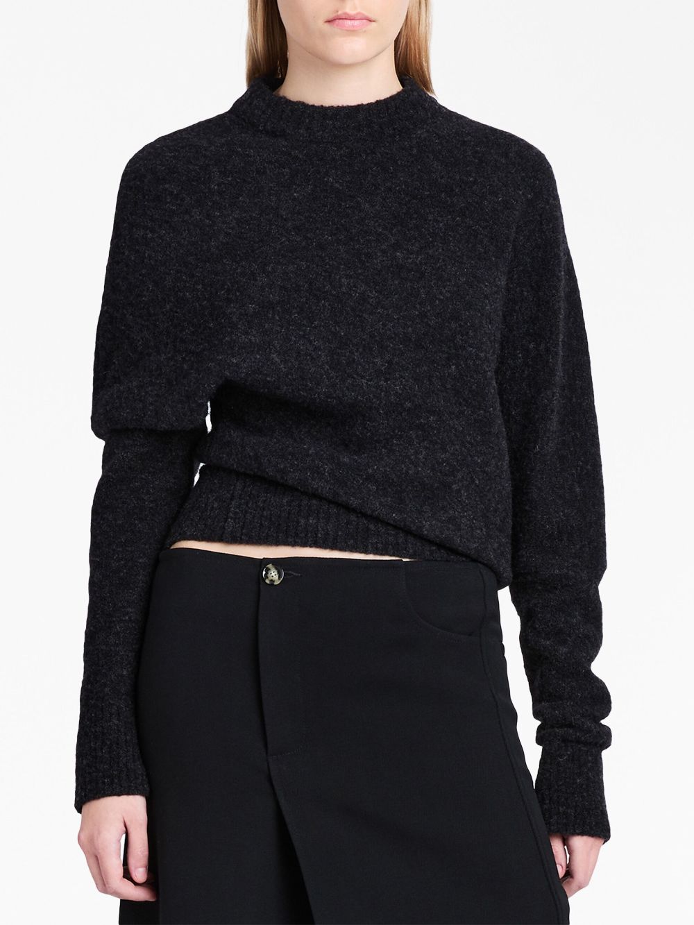 Proenza Schouler asymmetric wool-blend jumper Women