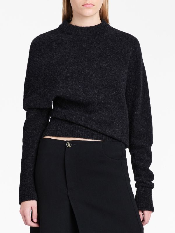 Proenza Schouler Asymmetric wool blend Jumper Farfetch