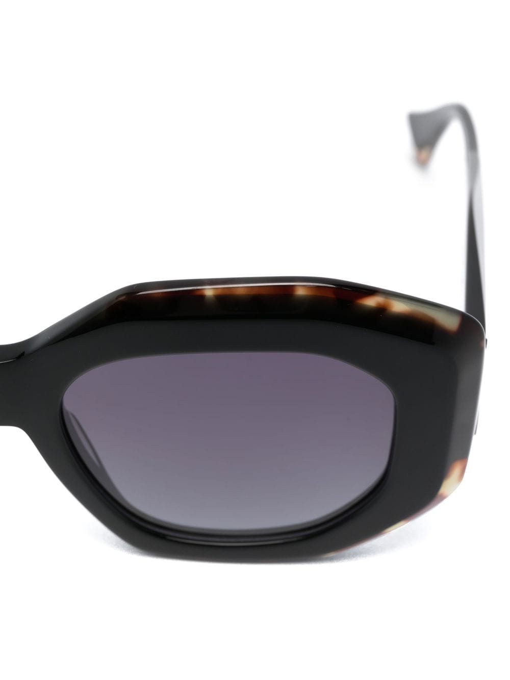 Shop Gigi Studios Geometric-frame Sunglasses In Black