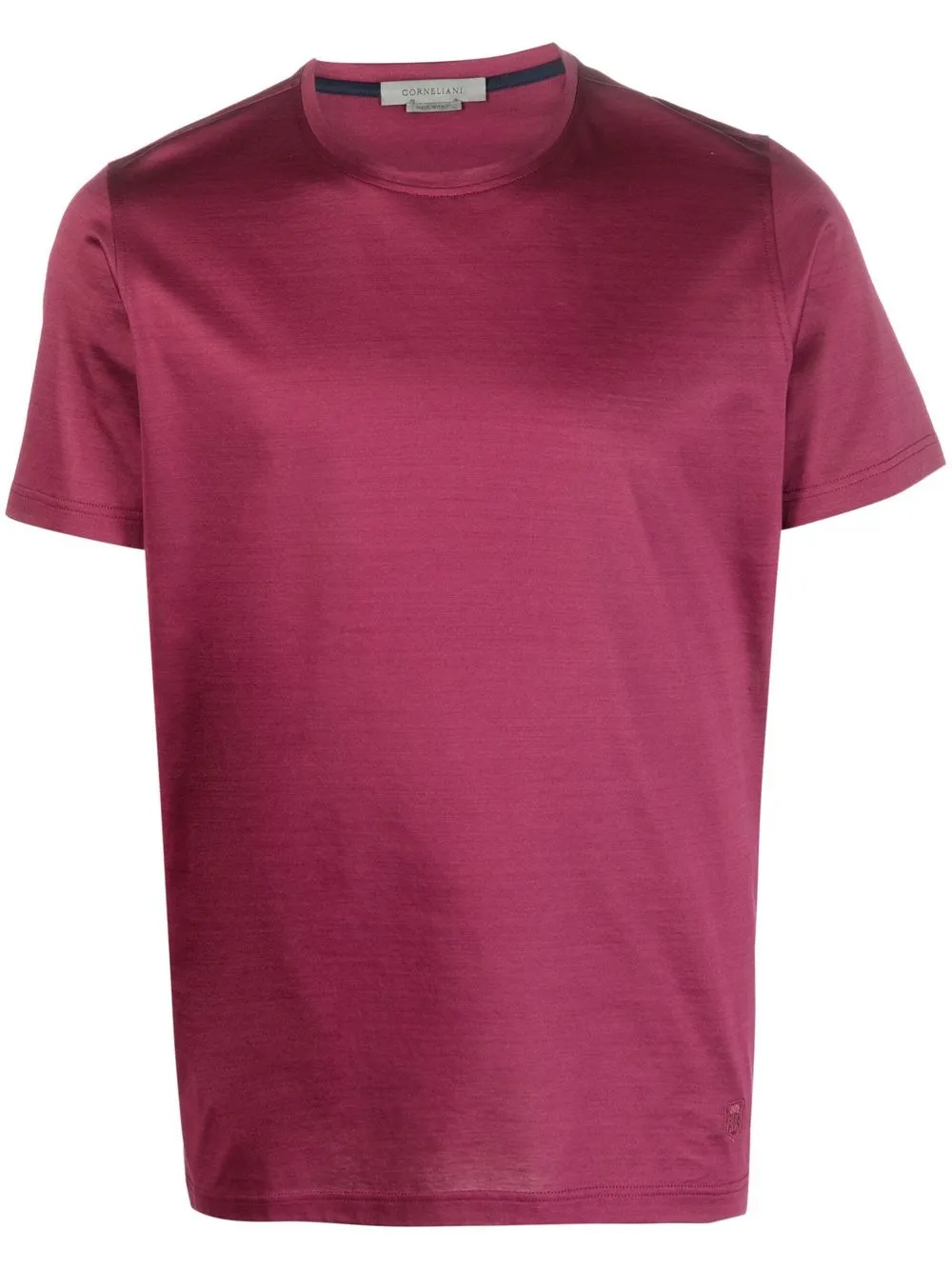 

Corneliani embroidered-logo cotton T-shirt - Purple