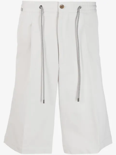 Corneliani short chino à lien de resserrage