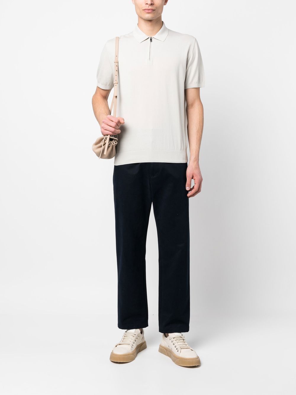 Corneliani zip-up Polo Shirt - Farfetch