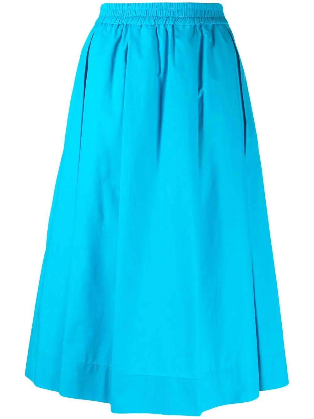 

Seventy elasticated-waist midi skirt - Blue