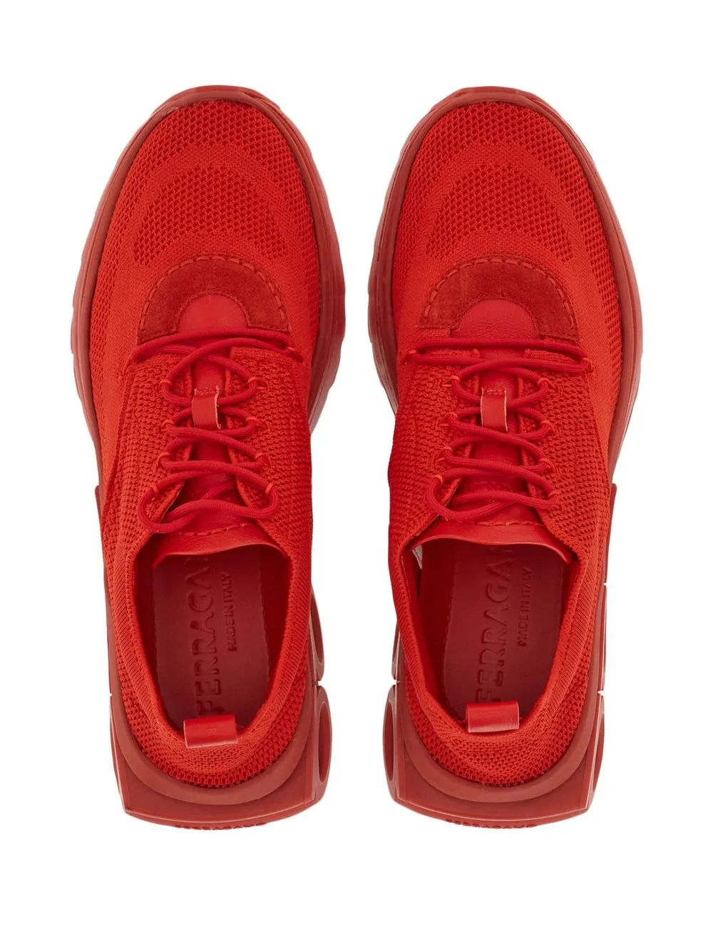 Ferragamo Sneakers Mit Gancini schild In Red ModeSens