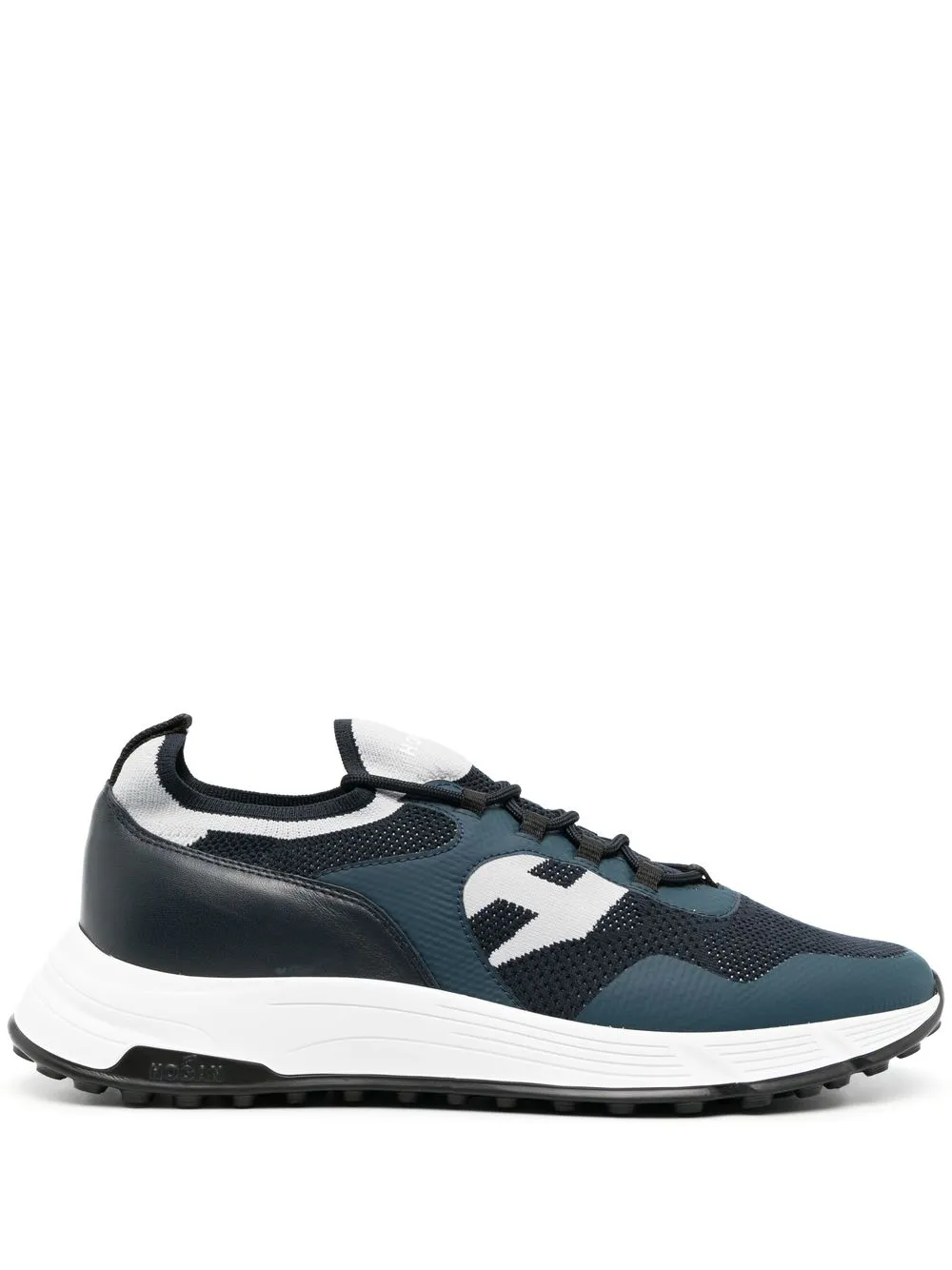 

Hogan panelled low-top sneakers - Blue