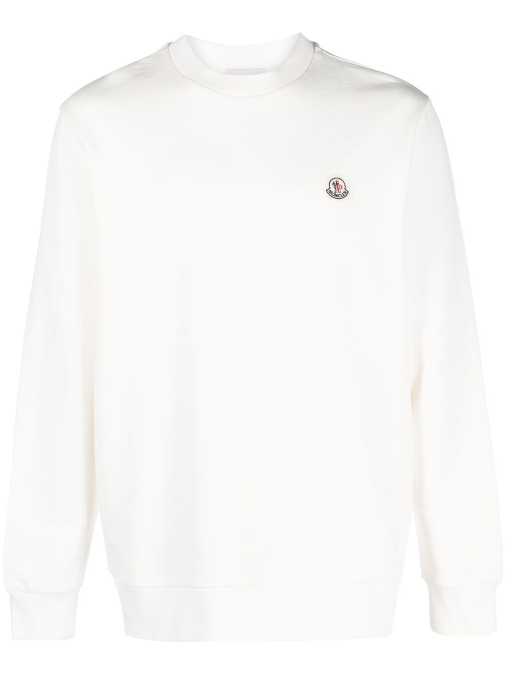 

Moncler logo-patch long-sleeve sweatshirt - Neutrals