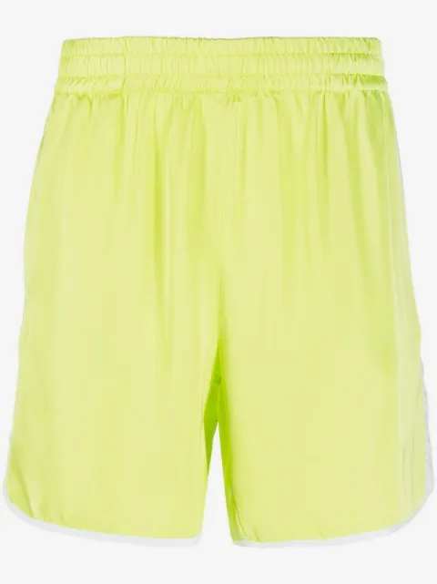 BLUE SKY INN contrasting-sides track shorts