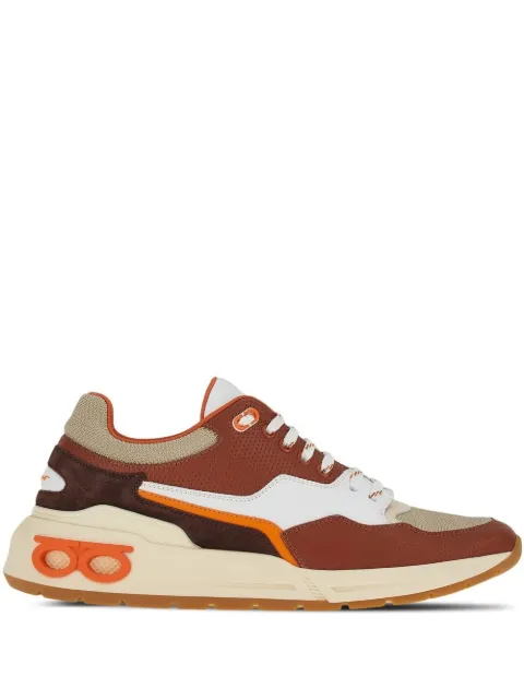 Ferragamo Gancini-plaque low-top sneakers