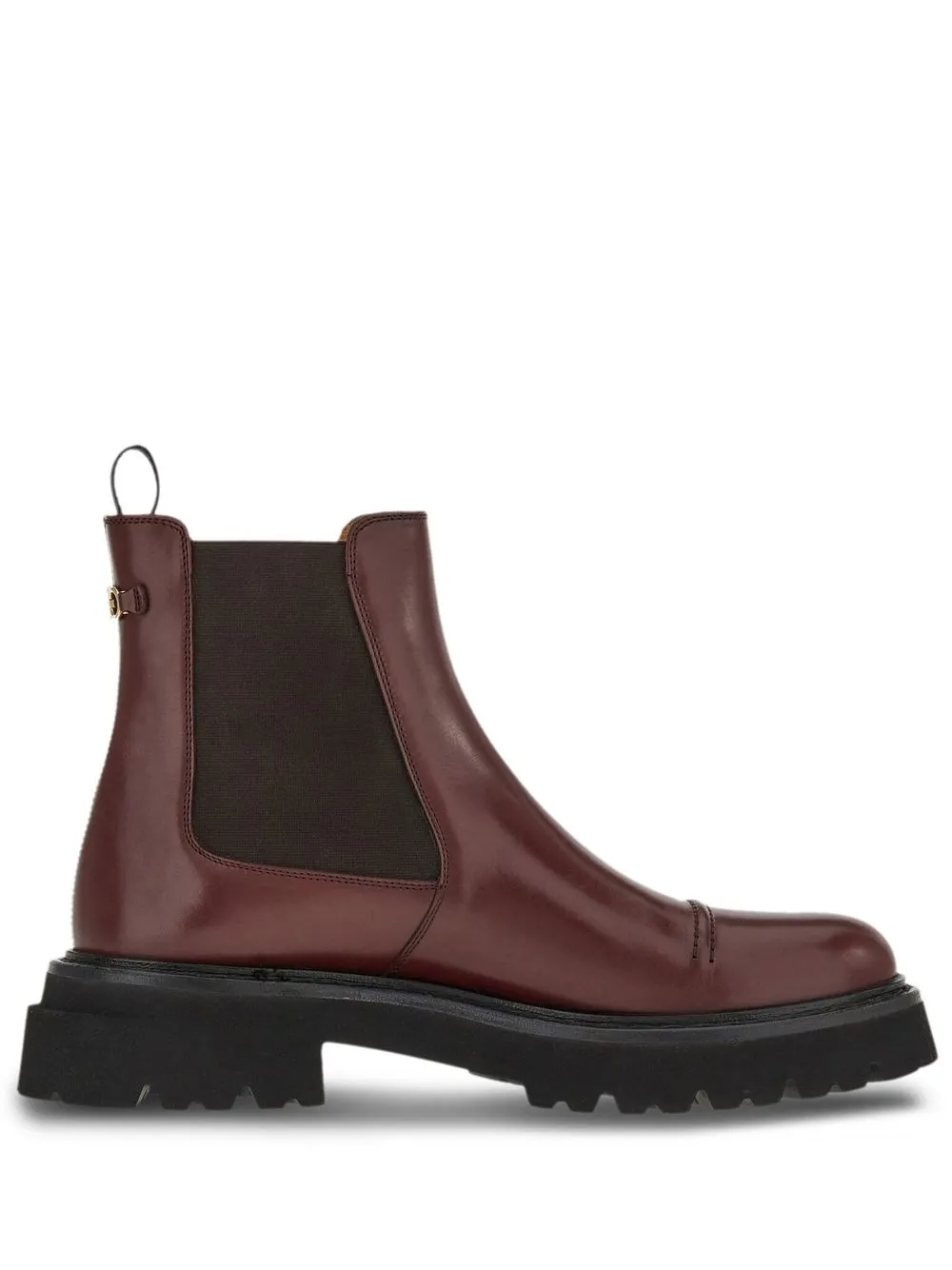 

Ferragamo botas Chelsea Gancini - Rojo