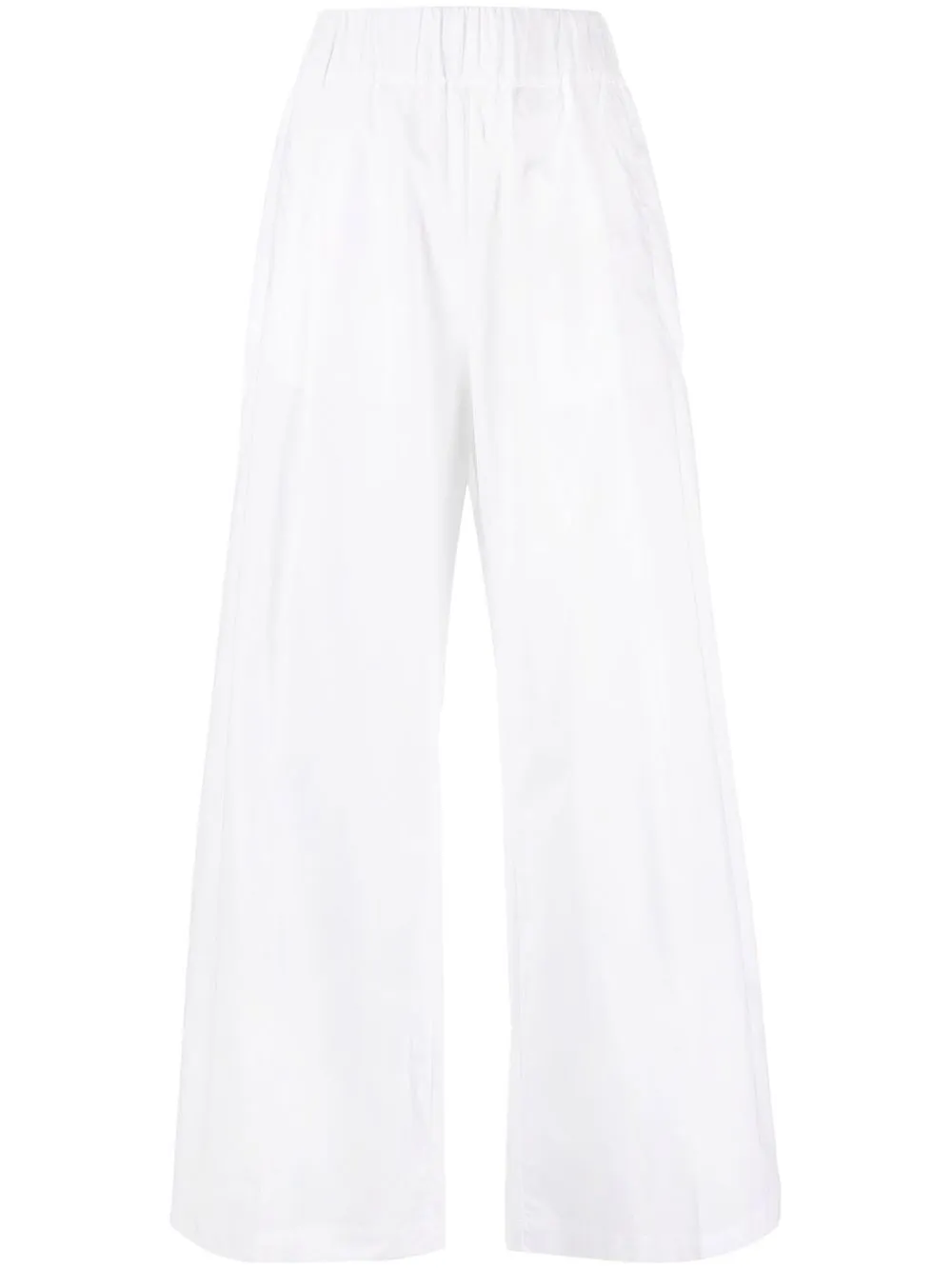 

Semicouture pantalones anchos palazzo - Blanco