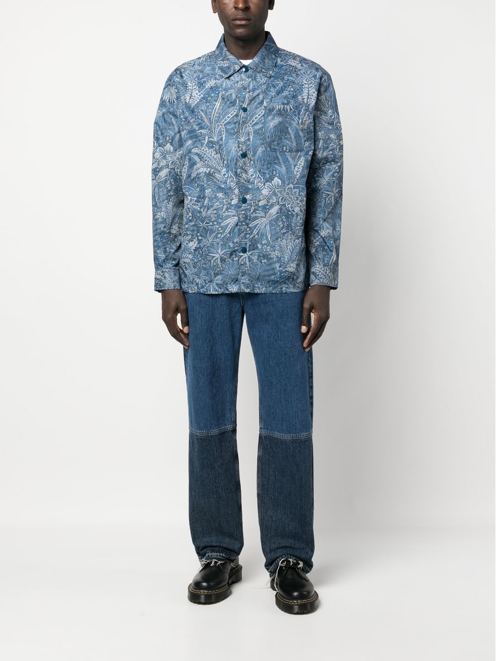 A.P.C. Overhemd met print - Blauw