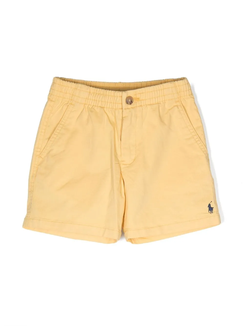 

Ralph Lauren Kids logo-embroidered chino shorts - Yellow