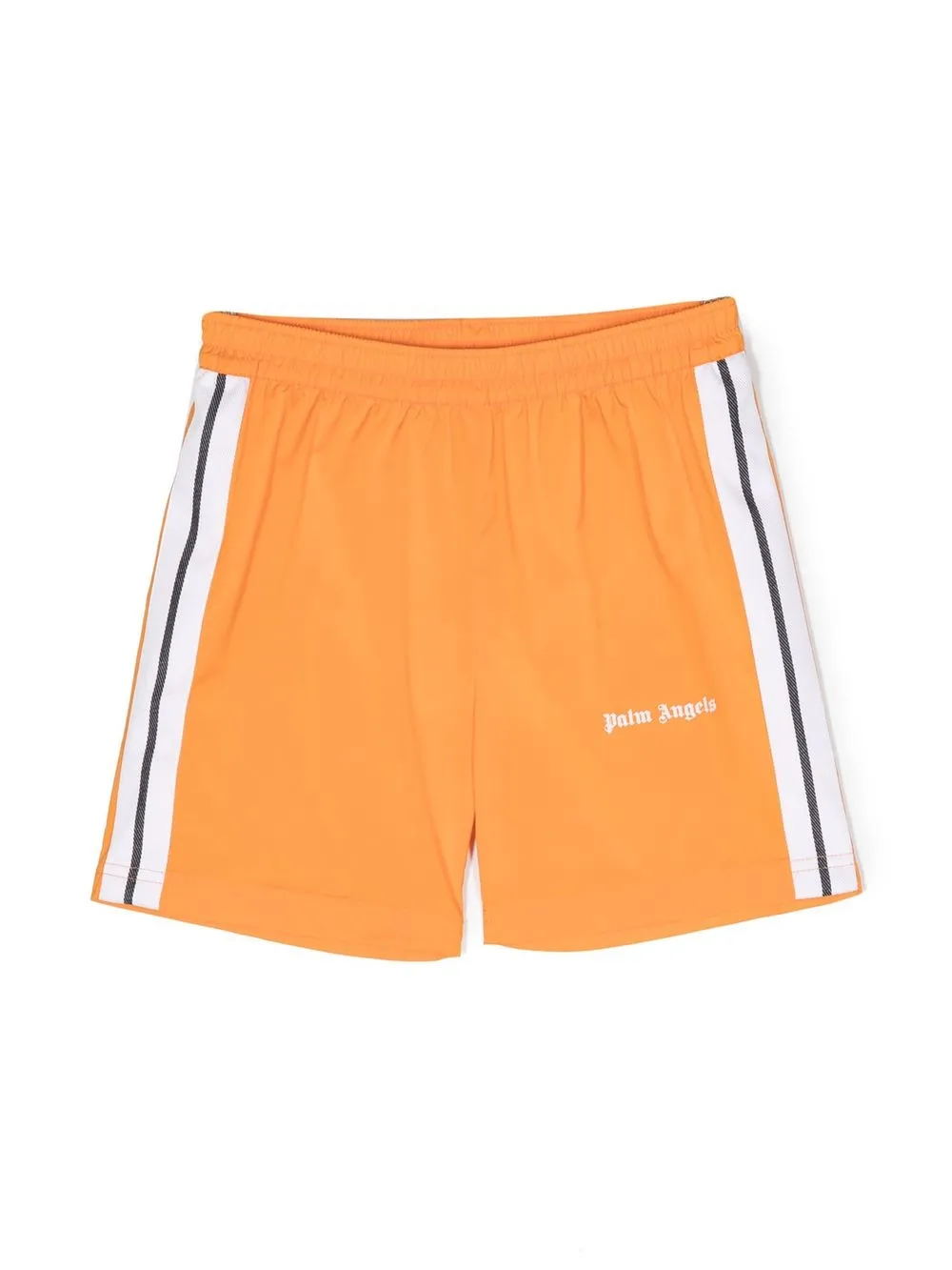 

Palm Angels Kids shorts de playa con logo estampado - Naranja