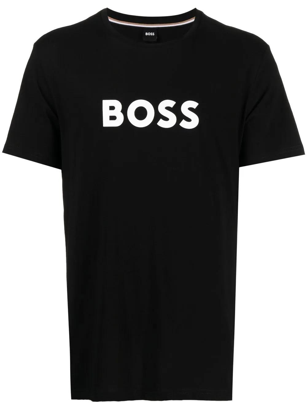 

BOSS logo-print cotton T-shirt - Black