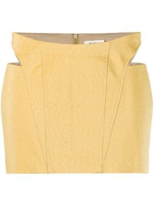 MISBHV Lara Monogram Mini Skirt - Farfetch