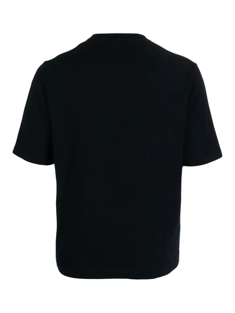 Altea Knitted-pocket Shortsleeved T-shirt In Blue