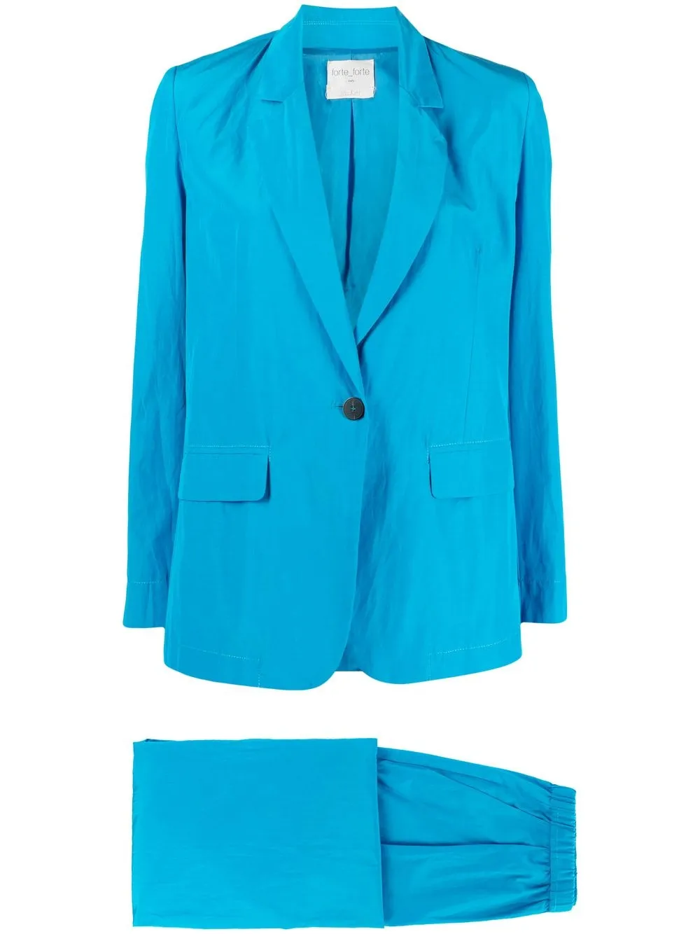 

Forte Forte single-breasted trouser suit - Blue