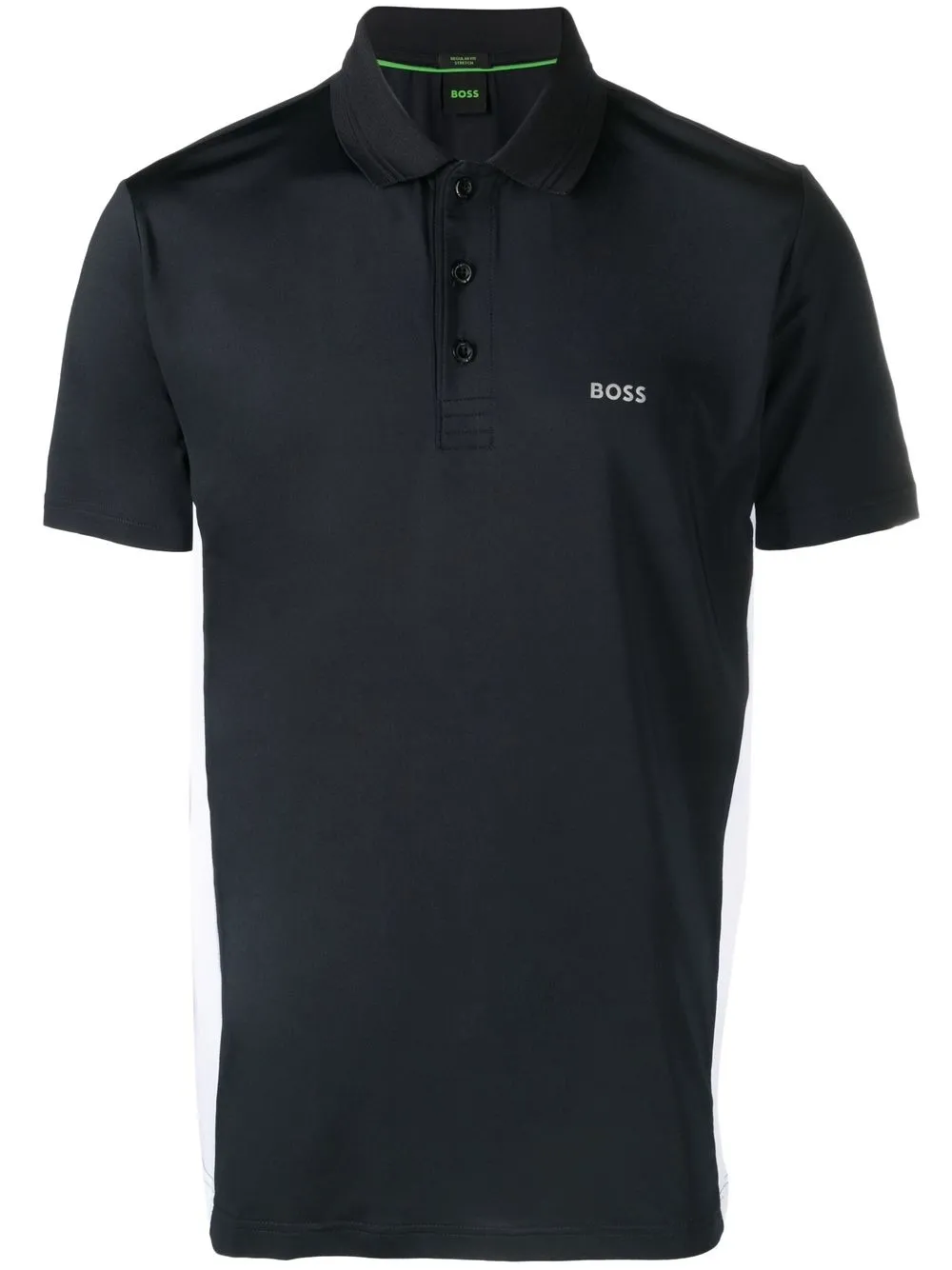 

BOSS side stripe polo shirt - Blue