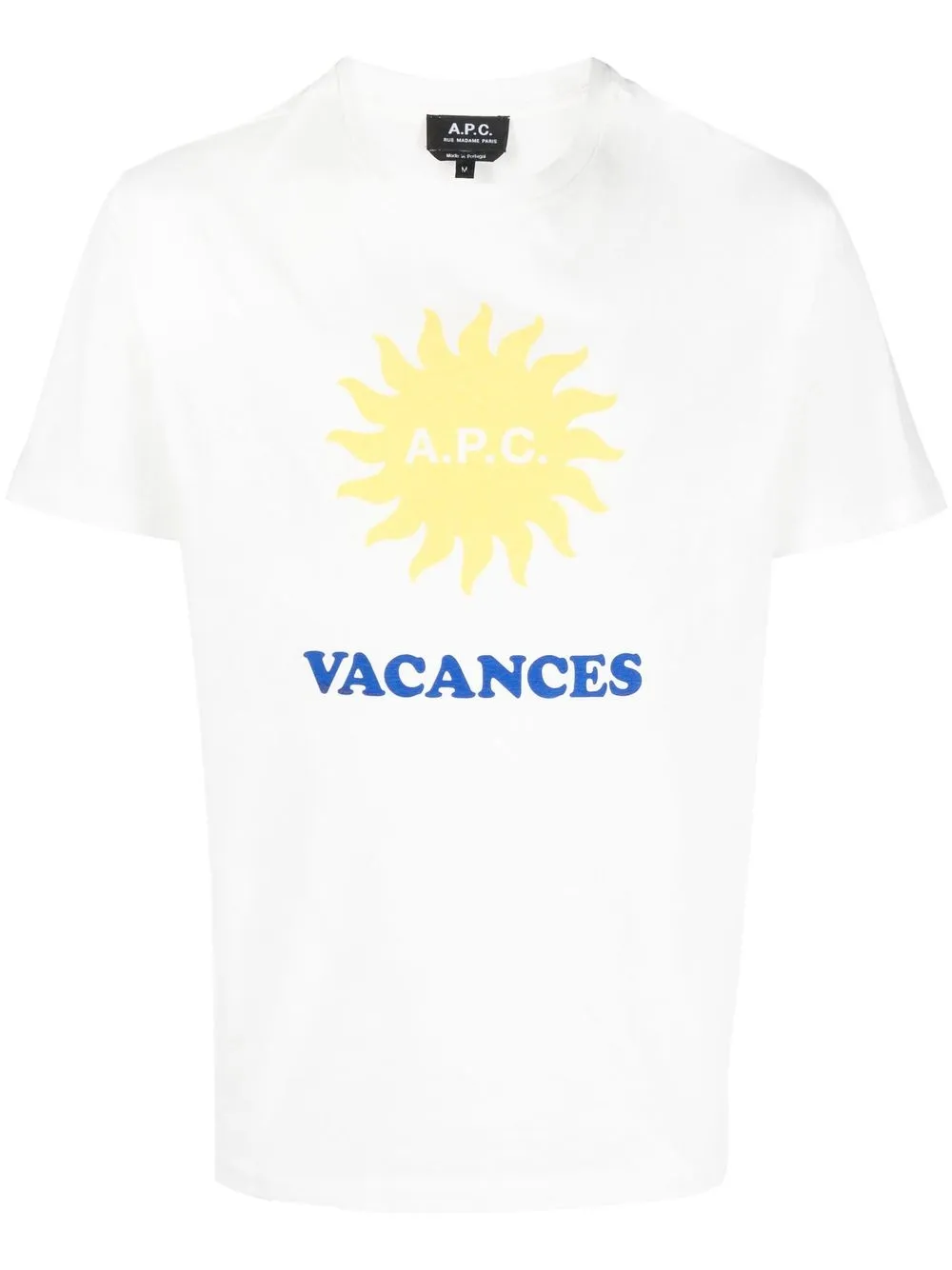 Apc Vacances 印花短袖t恤 In White