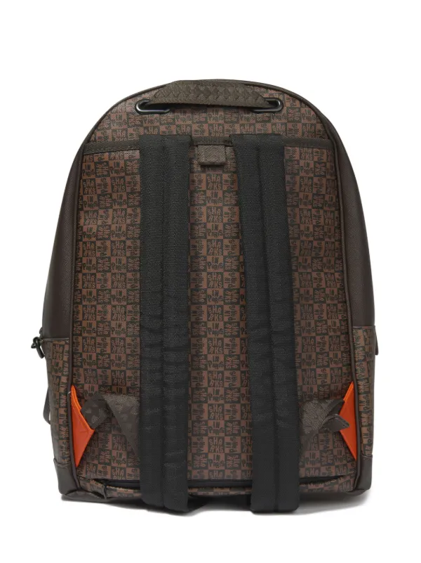 Sprayground Kid cartoon print faux leather Backpack Brown FARFETCH AO