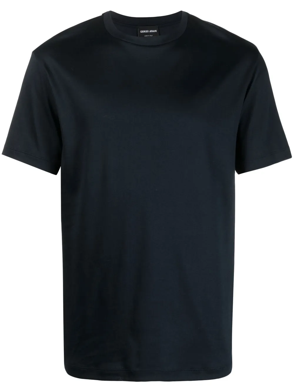 

Giorgio Armani plain cotton T-shirt - Blue