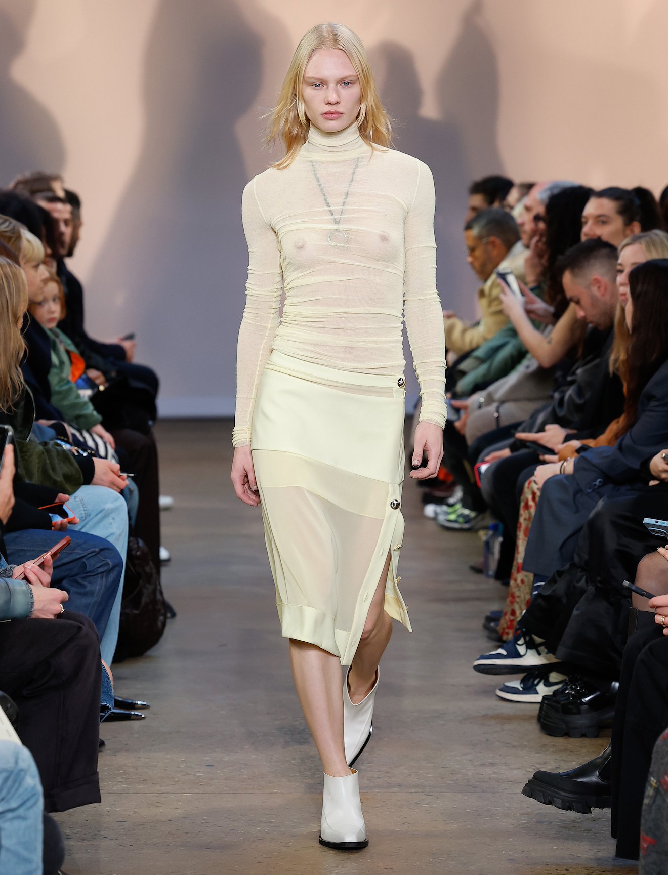 Lightweight Chiffon Panel Skirt #5