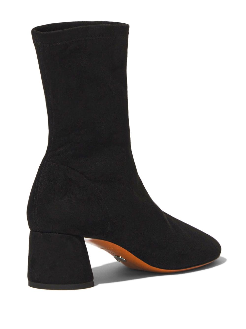Shop Proenza Schouler Glove 55mm Suede Ankle Boots In Black