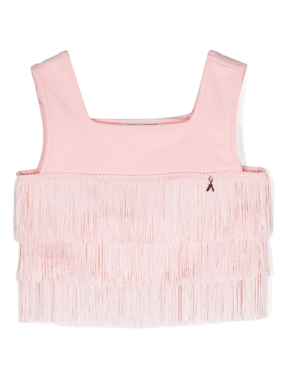 

Patrizia Pepe girl fringe sleeveless top - Pink