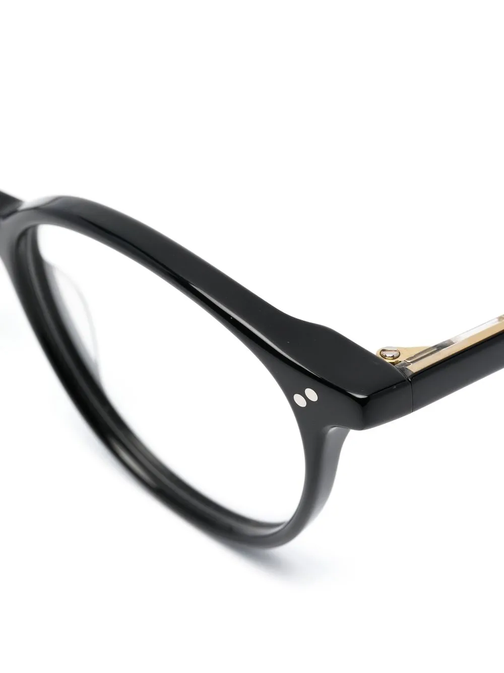 Shop Gigi Studios Round Frame Optical Glasses In Black