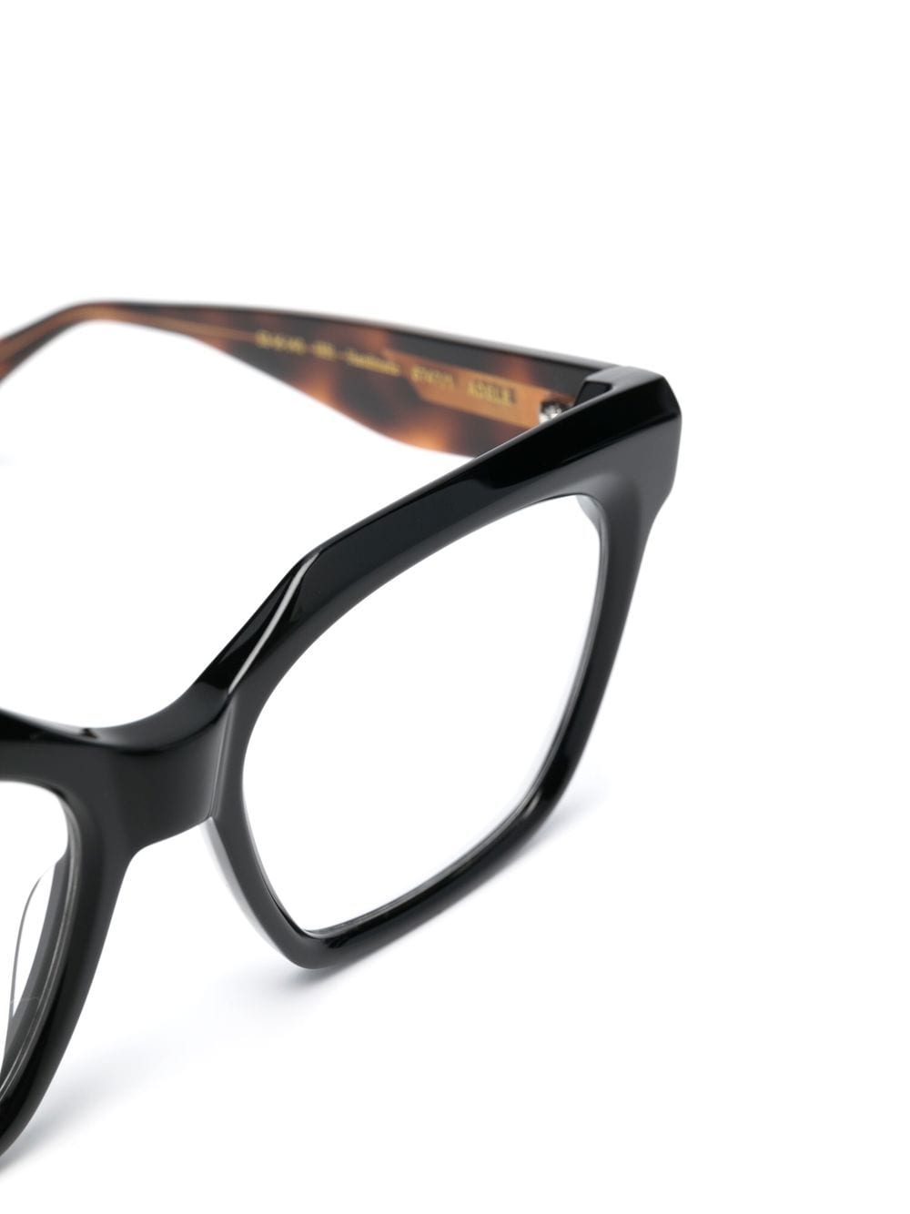 Shop Gigi Studios Tortoiseshell-detail Square-frame Glasses In Braun
