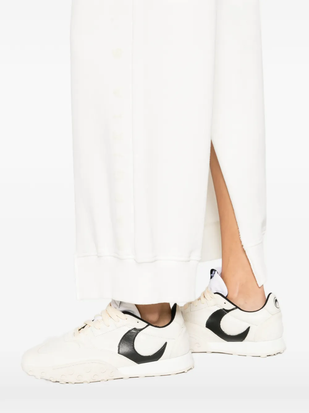 MM6 Maison Margiela side button trousers Wit