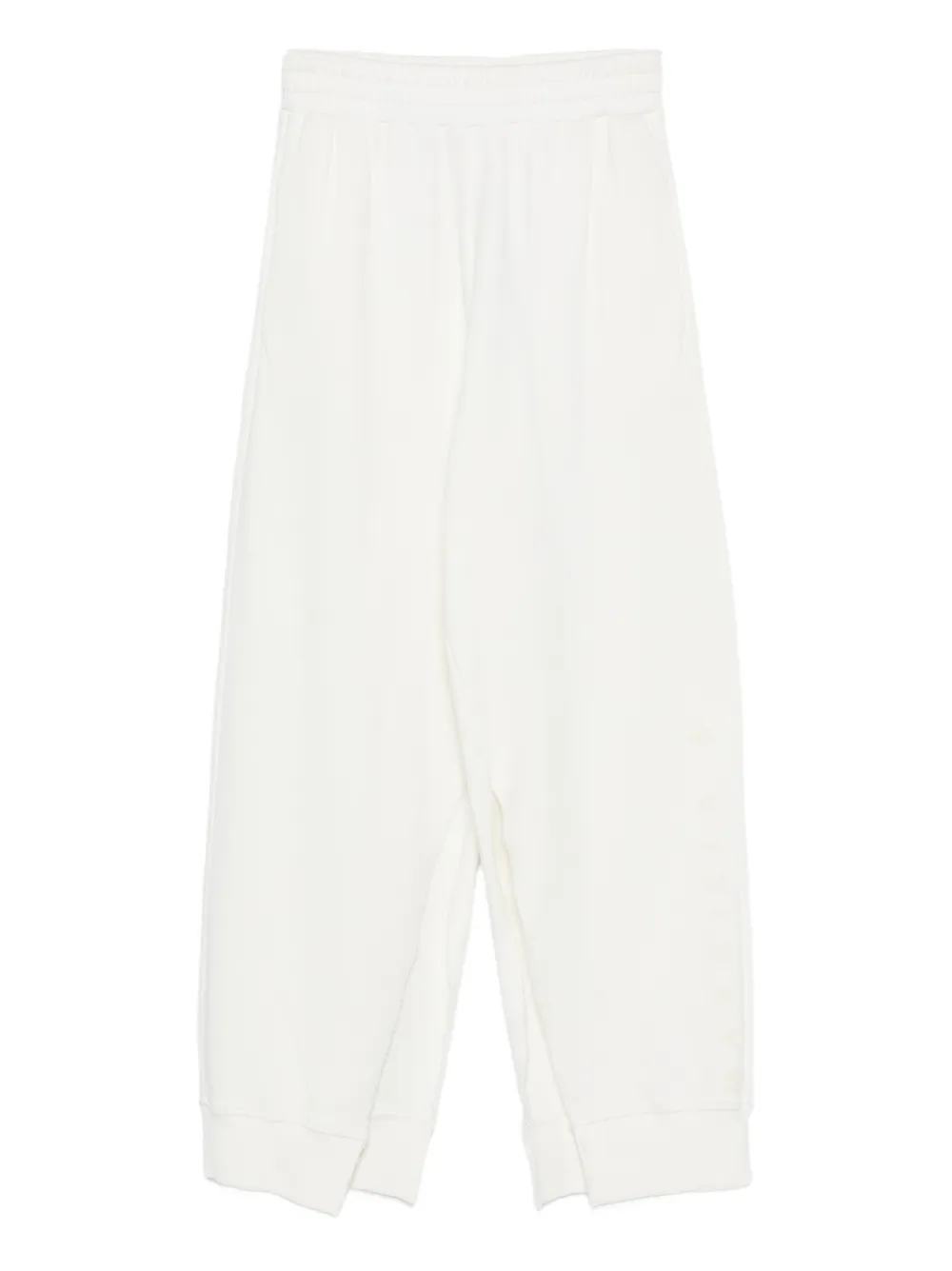 MM6 Maison Margiela side button trousers - Bianco