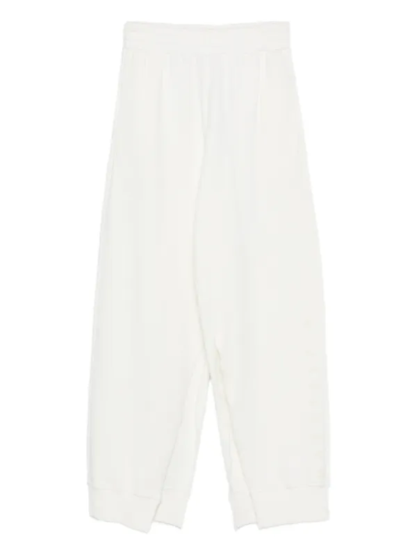 MM6 Maison Margiela Side Button Trousers in White