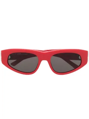 Balenciaga Eyewear Skin XXL cat-eye Sunglasses | Pink | FARFETCH