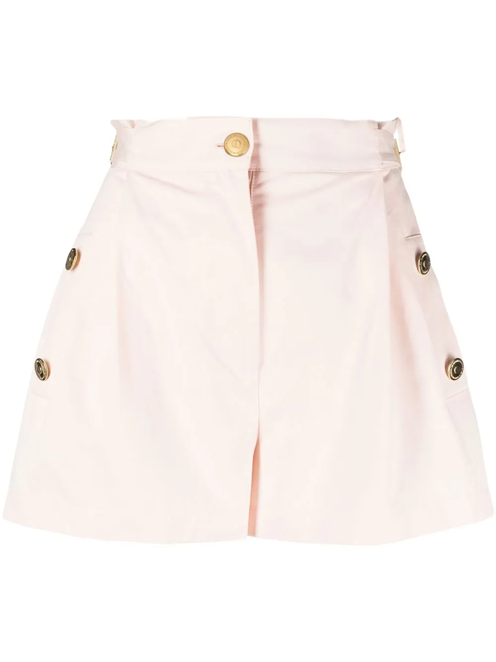 

Elisabetta Franchi decorative-button detail shorts - Pink