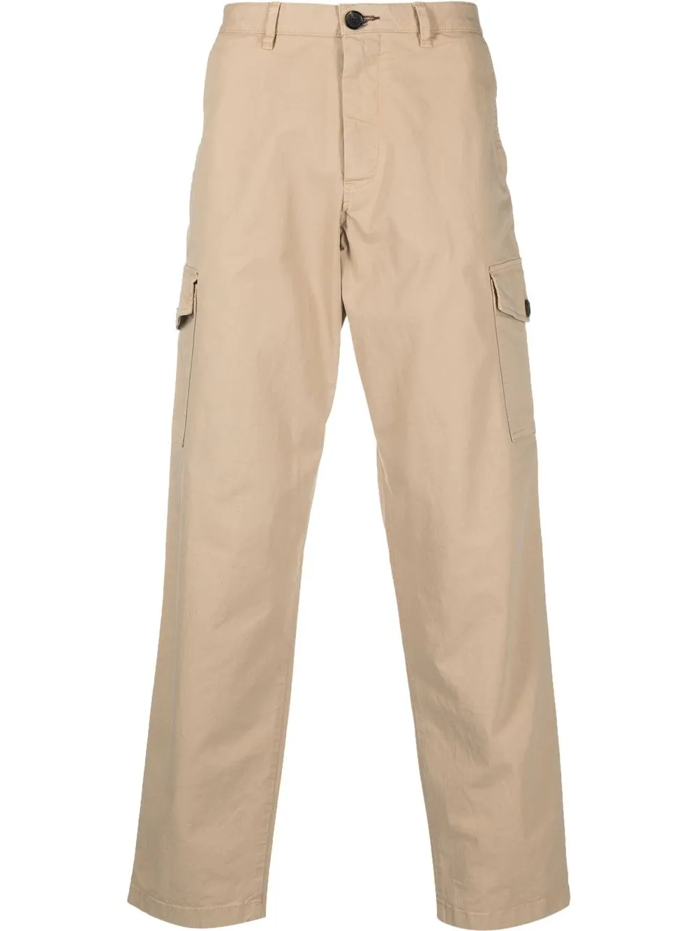 

PS Paul Smith straight leg cargo trousers - Neutrals