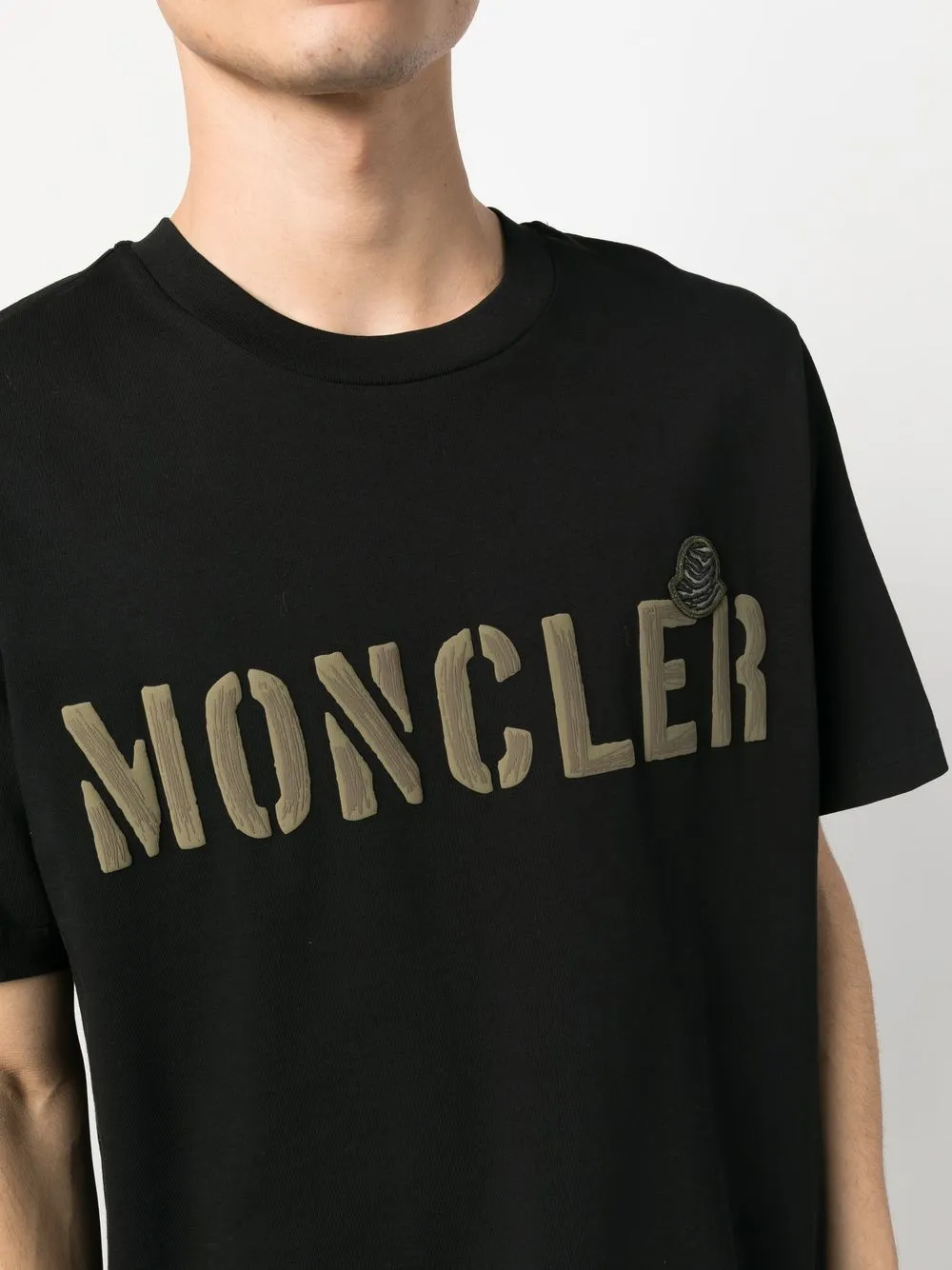 【MONCLER】 モンクレール ロゴ Tシャツ XS 送料関税込