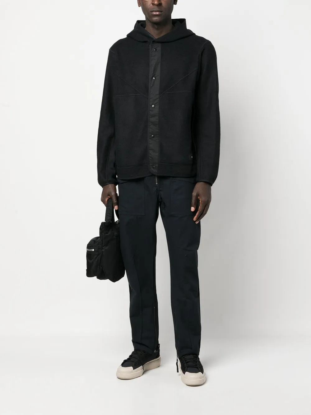 Y-3 Jack met capuchon - Zwart
