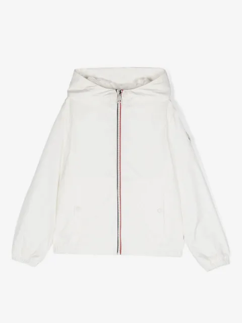 Moncler Enfant contrasting-trim detail hooded jacket