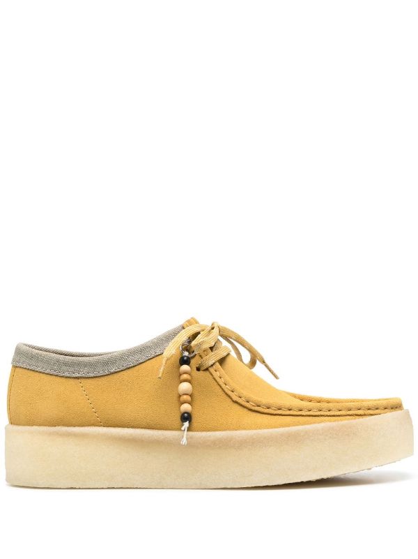 Clarks Originals wooden-beads Suede Boat Shoes - Farfetch