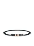 De Beers Jewellers 18kt rose gold and titanium RVL diamond cord bracelet - Black