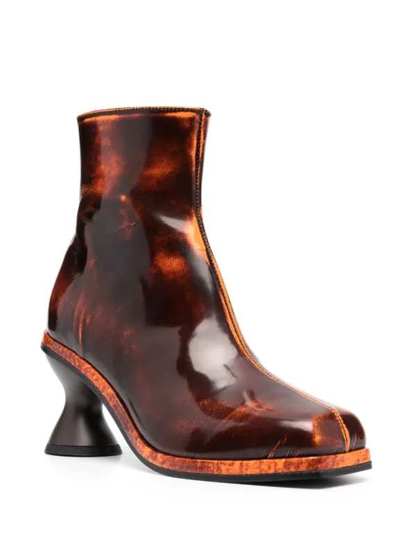 Eckhaus Latta sculpted-heel Boots | Brown | FARFETCH