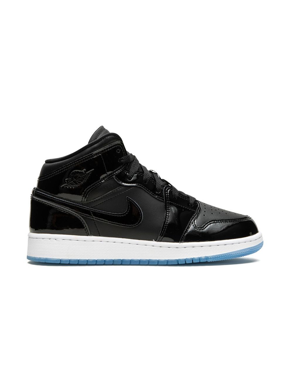 Shop Jordan Air  1 Mid "space Jam" Sneakers In Black