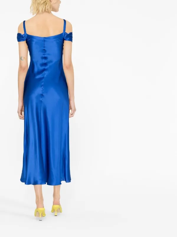 ワンピース A FERRETTI Woman Dress Gnawed Blue 0469119 0280 Aeffe_2Farticle_imgs_2FAEF251U