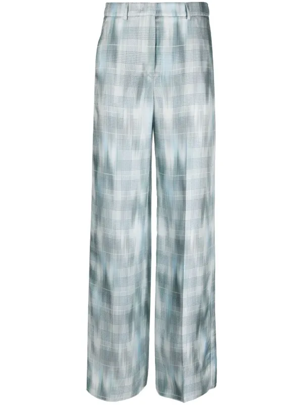 GIORGIO ARMANI Silk trouser with pinces ジョルジオ Giorgio Armani Silk Trousers | Black | FARFETCH