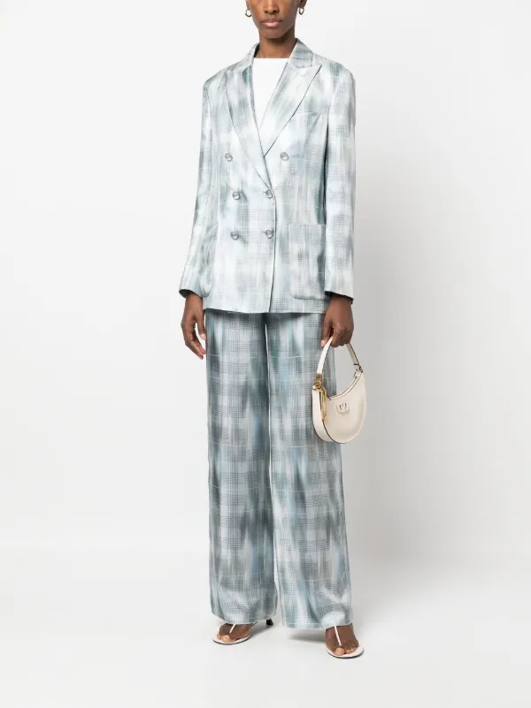 GIORGIO ARMANI Silk trouser with pinces ジョルジオ Giorgio Armani Silk Trousers | Black | FARFETCH