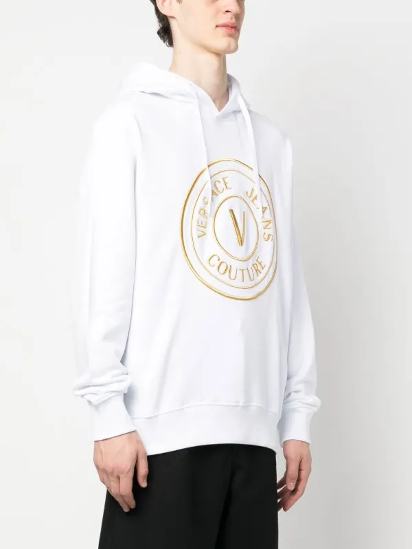 Versace clearance white hoodie